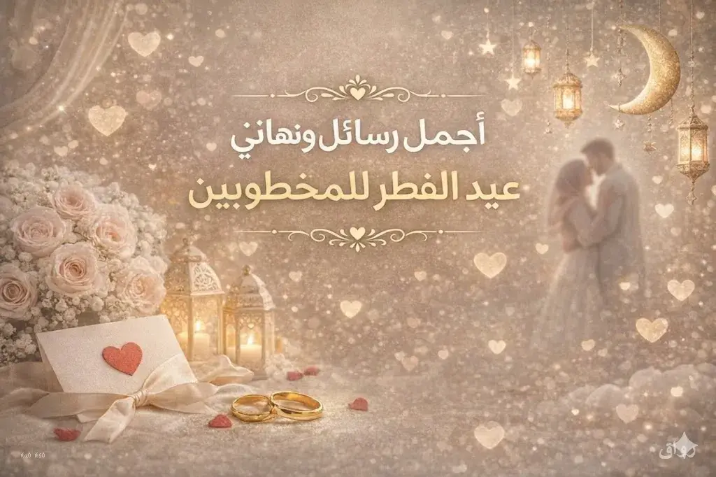أجمل رسائل عيد الفطر للحبيب والمخطوبين