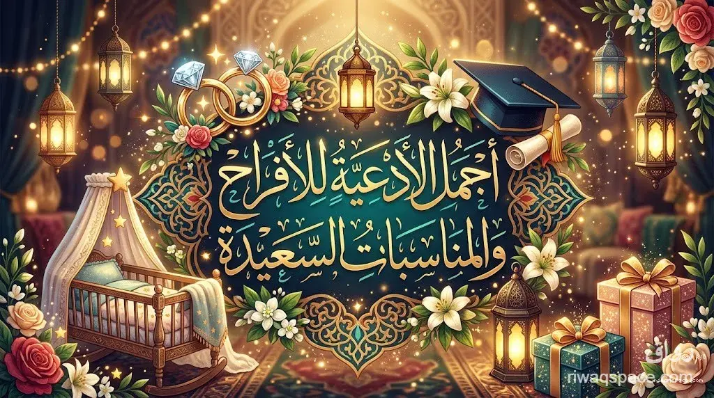 أجمل الأدعية للأفراح والمناسبات السعيدة