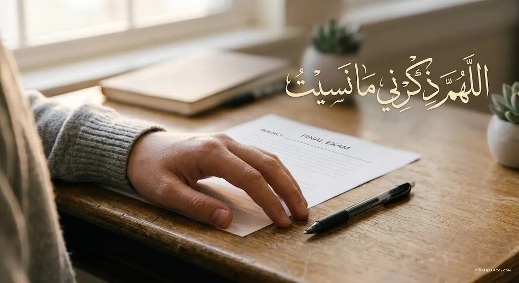 دعاء الامتحان والنجاح مكتوب مع أدعية قبل المذاكرة وأثناء الاختبار لتذكر المنسي
